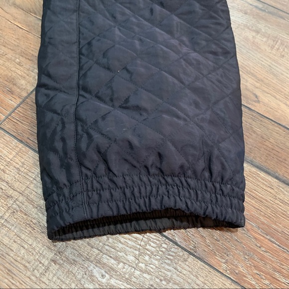 Post Card Vintage Black Quilted Snowpants - Picture 2 of 10